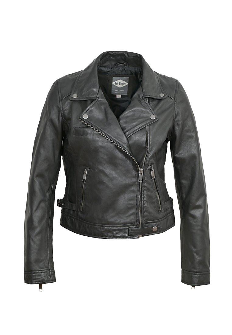 Lee Cooper Leren jas zwart Lee Cooper Leren jas zwart