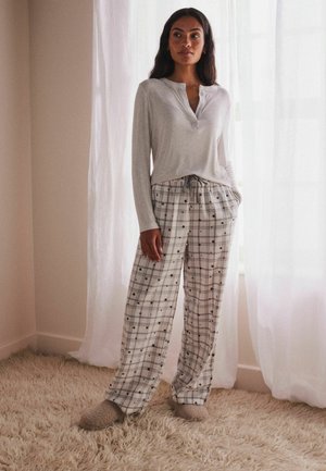Next SET - REGULAR FIT - Pyjama set - grey star check