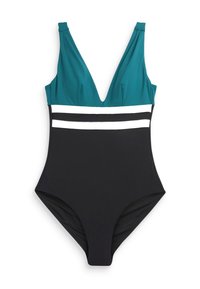 Non selezionato, teal green colourblock