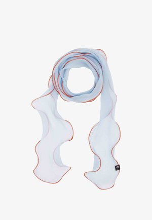 FRAAS, TRANSPARENT TWILLY WITH CONTRAST HEM - Scarf - zen blue