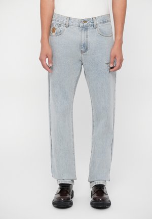 SOUVENIR STRAIGHT LEG PANTS - Relaxed fit jeans - light blue wash