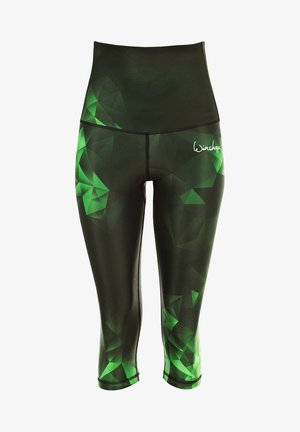 HWL202 BRILLIANT HIGH WAIST - 3/4 športové nohavice - emerald