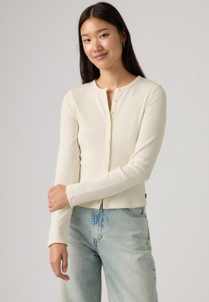 RORY BUTTON UP - Pikkade varrukatega topp - egret