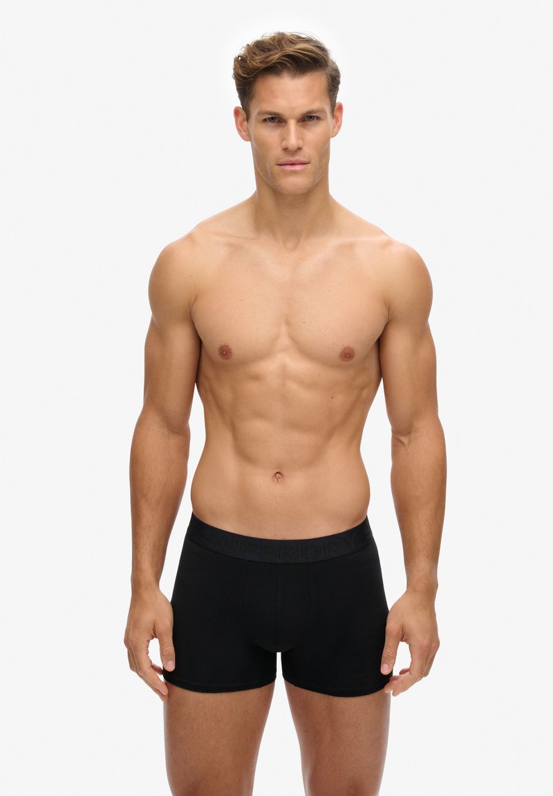 Superdry & Co 3ER PACK - LOGOBUND  - Calzoncillos - schwarz