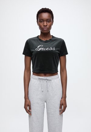Guess, AMALIA  - Обикновена тениска - jet black