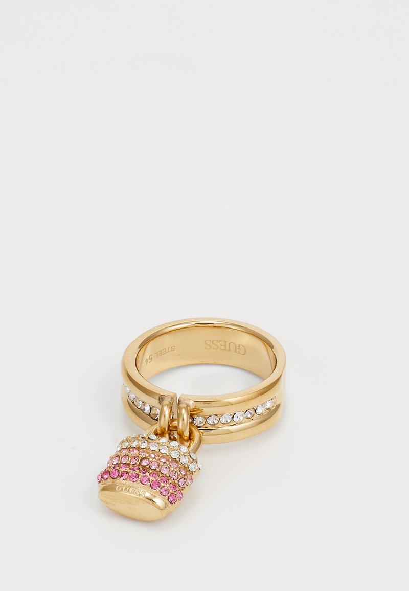 Guess GUESS MY SECRET - Ring - yellow gold-coloured/pink/goldfarben ...