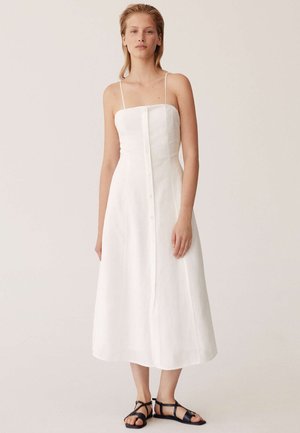 STRAPPY - Abito a camicia - white