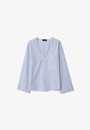 PIOMBO, Blouse - white/blue