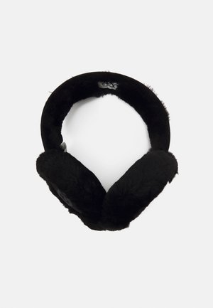 UGG EMBROIDERED LOGO EARMUFF - Kõrvasoojendajad - black