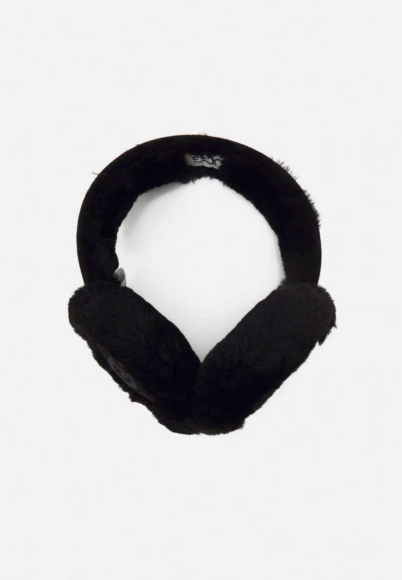 UGG EMBROIDERED LOGO EARMUFF - Ohrenwärmer - black