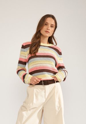 Nümph NUMOLINA PULLOVER - Pulóver - popcorn