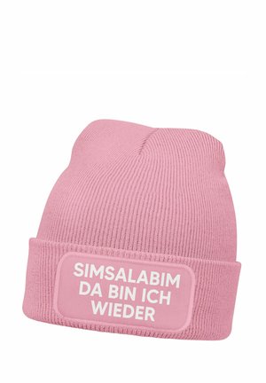 MoonWorks MIT PATCH MIT SPRUCH SIMSALABIM - Mütze - rosa