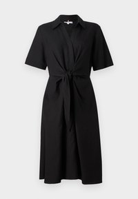 KNOTTED DRESS - Shirt dress - black