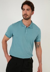 Buratti SLIM FIT - Polokošeľa - light blue