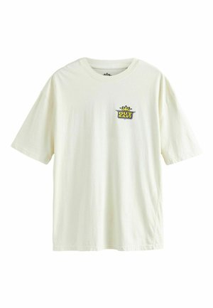T-shirt imprimé - white ecru outkast