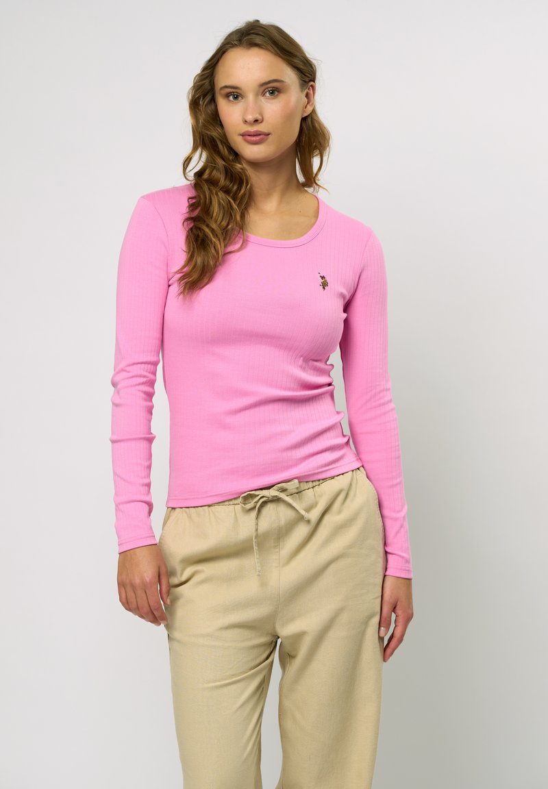 U.S. Polo Assn. Hosszú ujjú felső - fuchsia pink