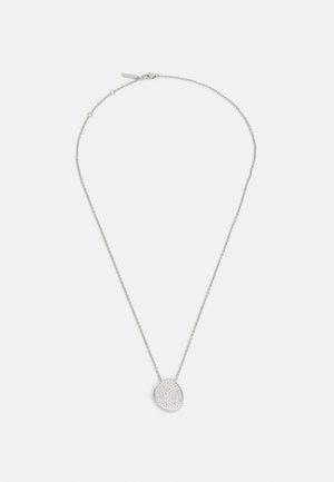 POLISHED LONG NECKLACE - Grandinėlė - silver-coloured