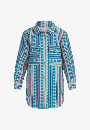 Abrigo corto - mehrfarbig blau