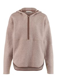 RELAXED - Fleece trui - mandelbraun
