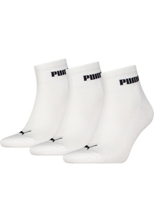 Puma QUARTER 3ER-PACK - Chaussettes - white