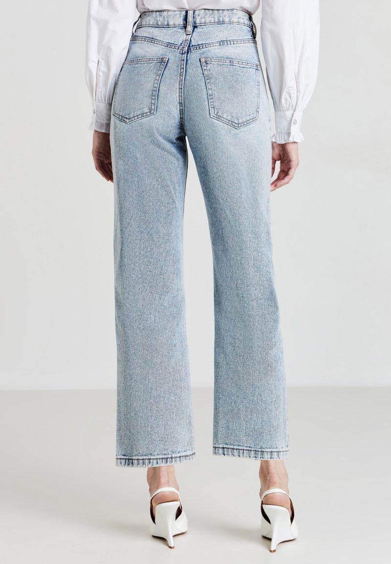 Calliope APPLICAZIONI Straight leg jeans blu denim chiaro