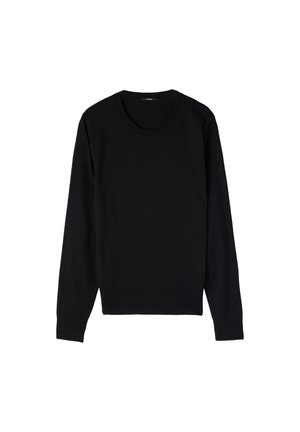 Tezenis, LONG SLEEVE ROUND-NECKLINE - Jumper - black