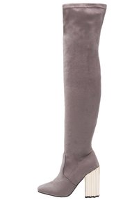 Public Desire Botas de tacón - light grey