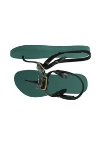 Uzurii SELENA DIAMOND  - Sandales tongs - forest green