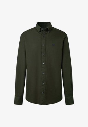 Hackett London, HACKETT LONDON SHIRT ESS GMT DYED OXFORD - Hemd - hunter green
