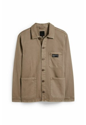 Leichte Jacke - mottled beige