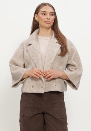 Nukus NUKUS DAMES JACKS DANIQUE JACKET PEARLS. - Winterjas - sand