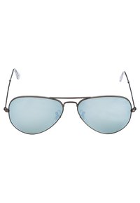 Ray-Ban AVIATOR LARGE UNISEX - Óculos de sol - gunmetal/crystal silver mirror