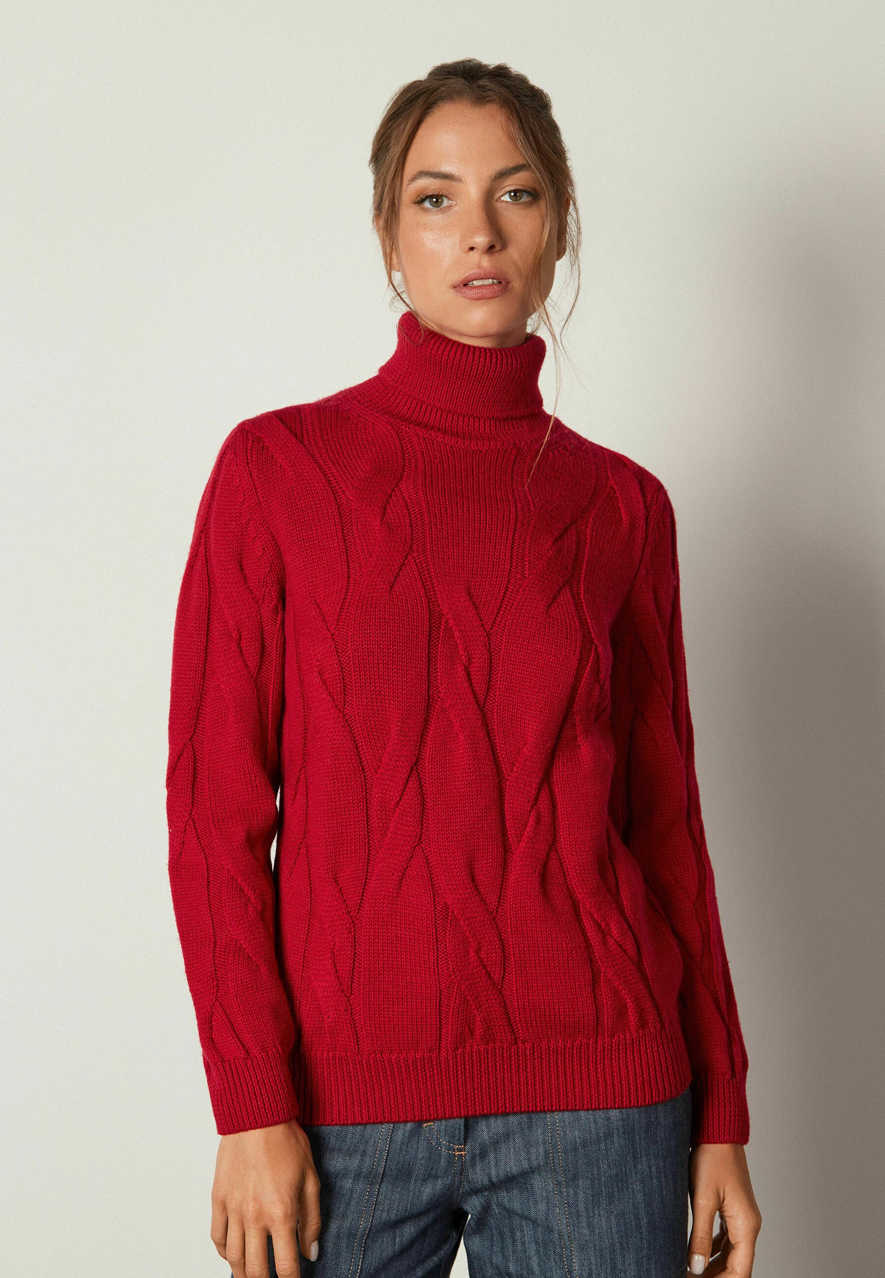 Cashmere Turtleneck Maglie Cashmere Falconeri Maniche Lunghe