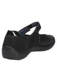 Waldläufer Ballerine con cinturino - schwarz