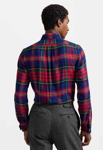 Polo Ralph Lauren CLASSIC FIT PLAID BRUSHED FLANNEL SHIRT - Chemise - royal red multi