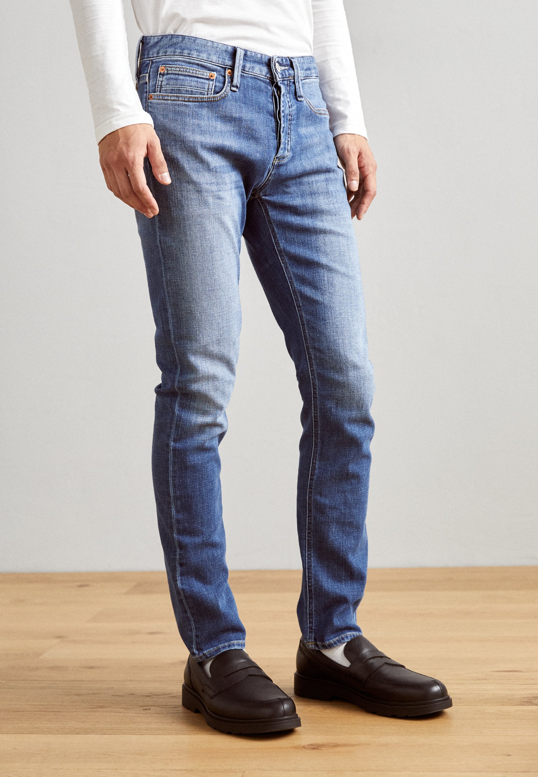 Denham RAZOR - Slim fit jeans - mid blue/blue denim - Zalando