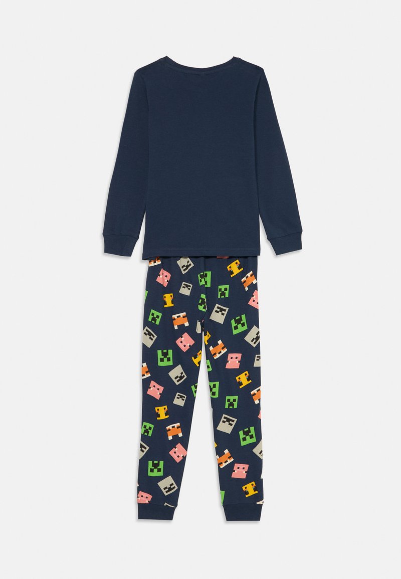 Lindex MINECRAFT SET Pyjama set dark blue Zalando