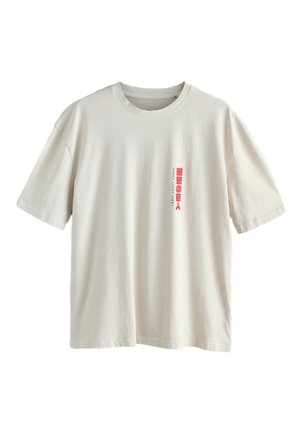 Next, REGULAR FIT - JAPANESE ANIME GRAPHIC T-SHIRT . - T-shirt print - ecru attack on titan