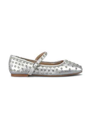Ballerine con cinturino - plateado