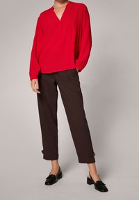comma Bluse - red