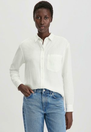 hessnatur Hemdbluse - naturweiss