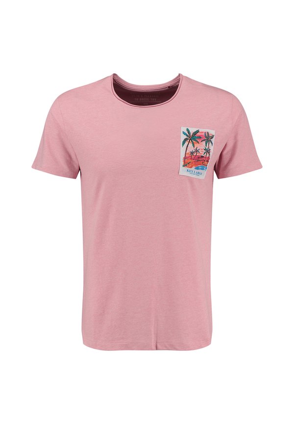 T-Shirt print - dusty rose mel
