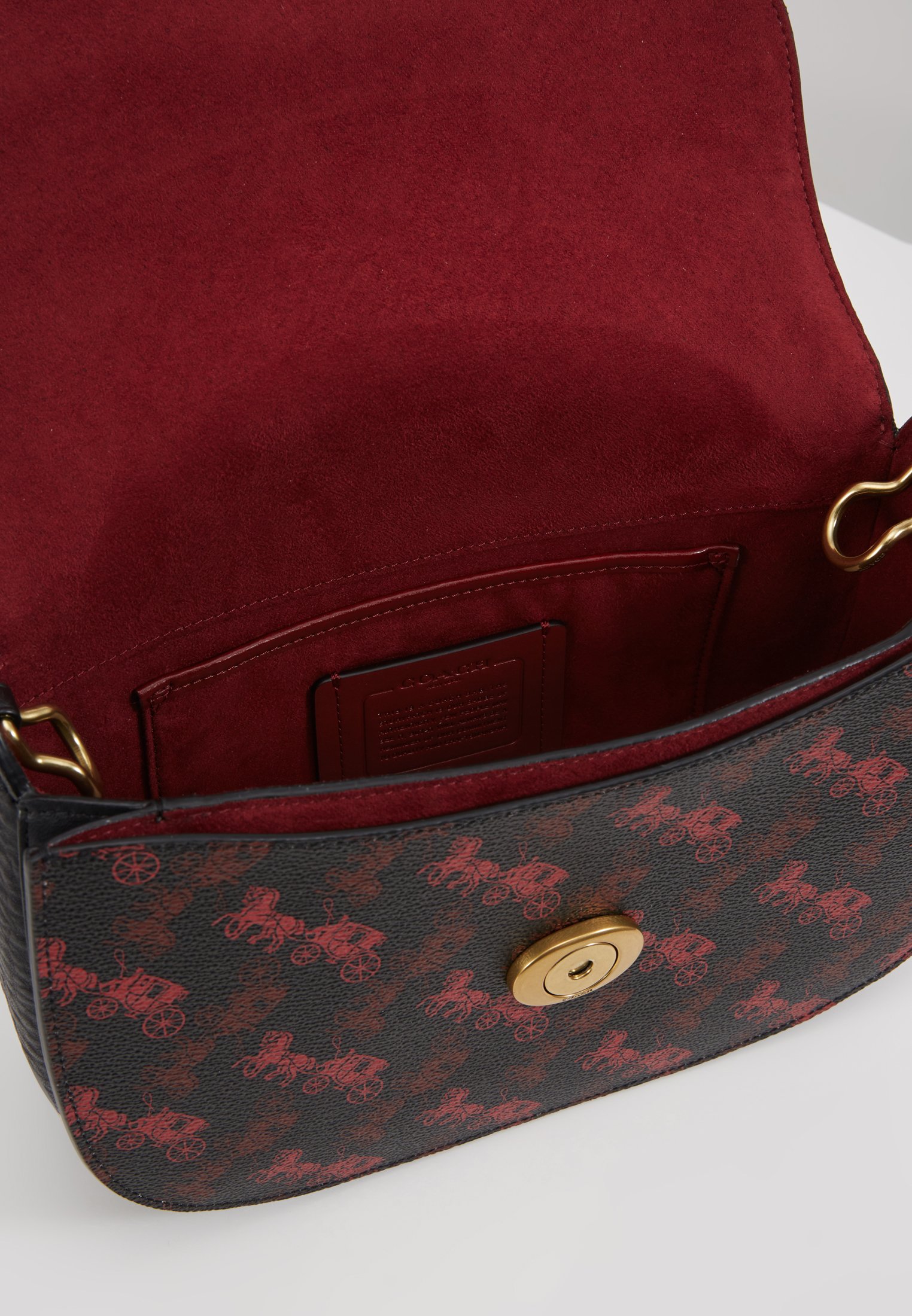 Coach HORSE AND CARRIAGE SADDLE BAG Skulderveske black Coach HORSE AND CARRIAGE SADDLE BAG Skulderveske black
