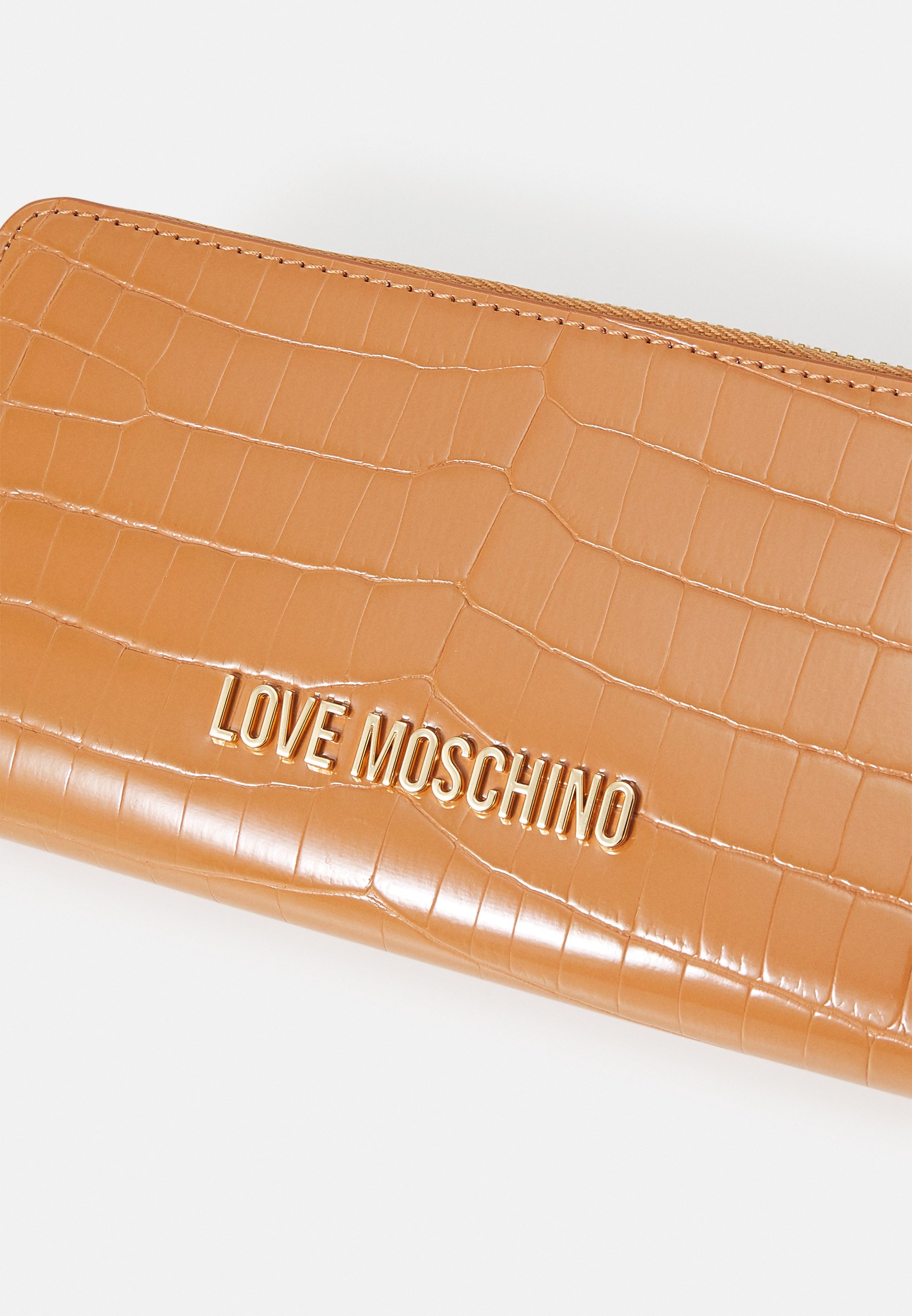 Love Moschino SIGNATURE CROCO - Portofel - brown/maro - Zalando.ro