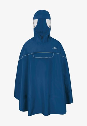 normani Outdoor Sports Wasserdichter Fahrradponcho mit Kapuze und Sichtfenster - Cape - navy