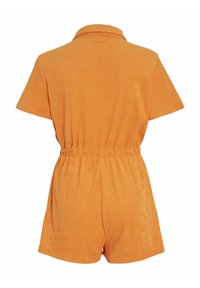 VILA KURZARM - Jumpsuit - sun orange