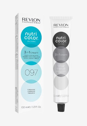 Revlon Professional NUTRI COLOR™ FILTERS 3 IN 1 CREAM COLOR CARE AND SHINE SEMI PERMANENT - Balsam - 097 turquoise