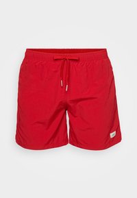 SOLID SWIM TRUNKS - Badeshorts - red