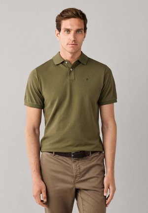 Hackett London, HACKETT LONDON POLO SHIRT SLIM FIT LOGO - Poloshirt - olive green