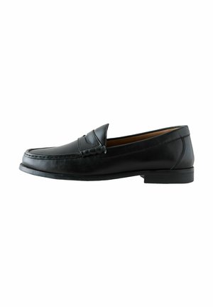 WIDE FIT - PENNY LOAFERS - Loafers - black